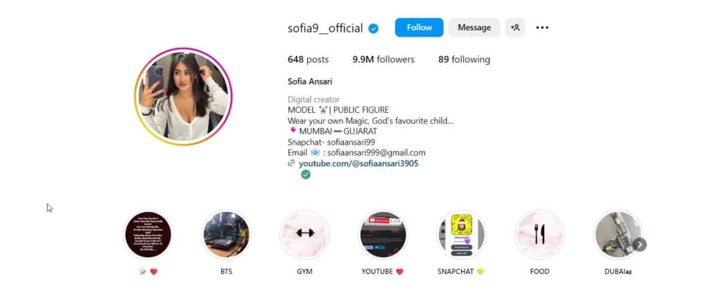 Sofia Ansari Latest Viral Video