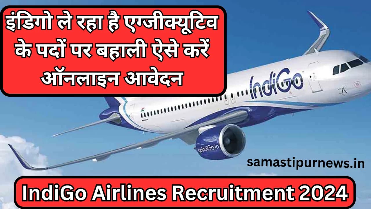 IndiGo Airlines Recruitment 2024:इंडिगो ले रहा है एग्जीक्यूटिव के पदों पर बहाली ऐसे करें ऑनलाइन आवेदन