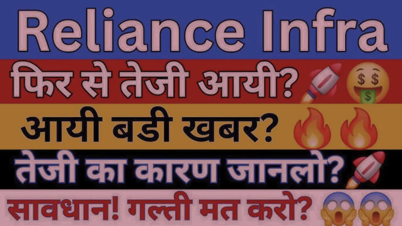 Reliance Infra Share Price Today in Hindi: लगातार दो दिनों में 18% की उछाल