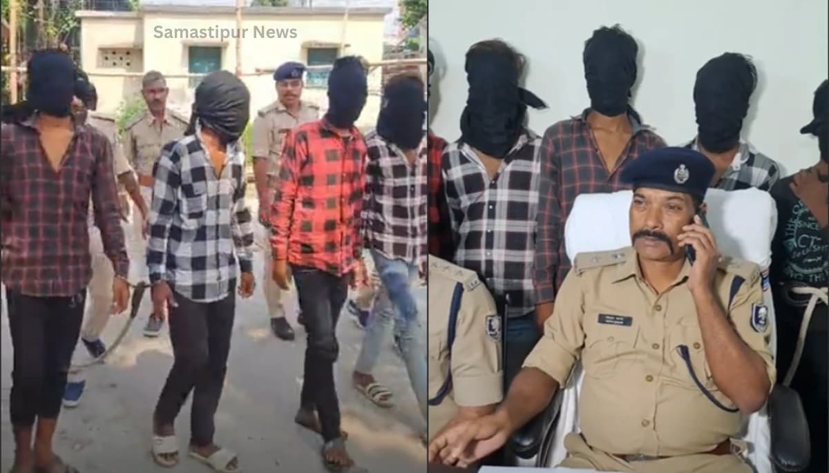 दशहरे पर मुजफ्फरपुर में बड़ा खुलासा: लूटपाट गिरोह के मास्टरमाइंड समेत 5 गिरफ्तार