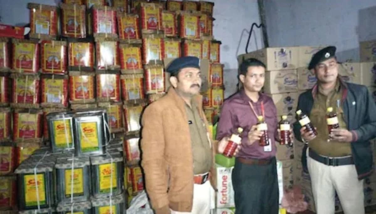 ब्रांडेड तेल के नाम पर बड़ा फर्जीवाड़ा: पटना में पुलिस ने किया 1 करोड़ के नकली तेल का भंडाफोड़