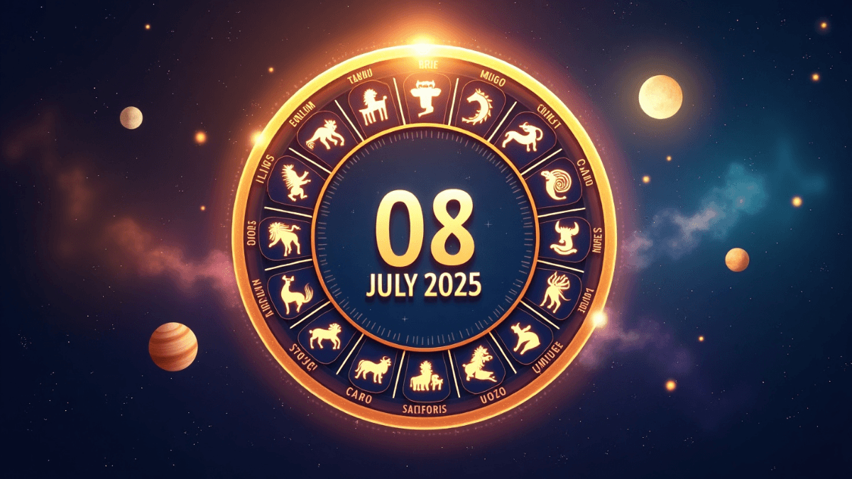 Aaj Ka Rashifal 08 July 2025: किस्मत का दरवाज़ा किस राशि के लिए खुलेगा आज? जानें दिनभर का सटीक राशिफल