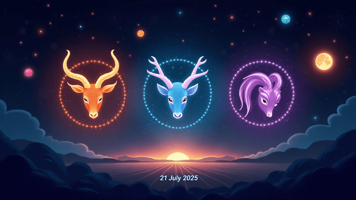 Aaj Ka Rashifal 21 July 2025: कामिका एकादशी पर किस्मत पलटेगी! मेष, वृषभ, मिथुन वालों को मिलेंगे अद्भुत संकेत