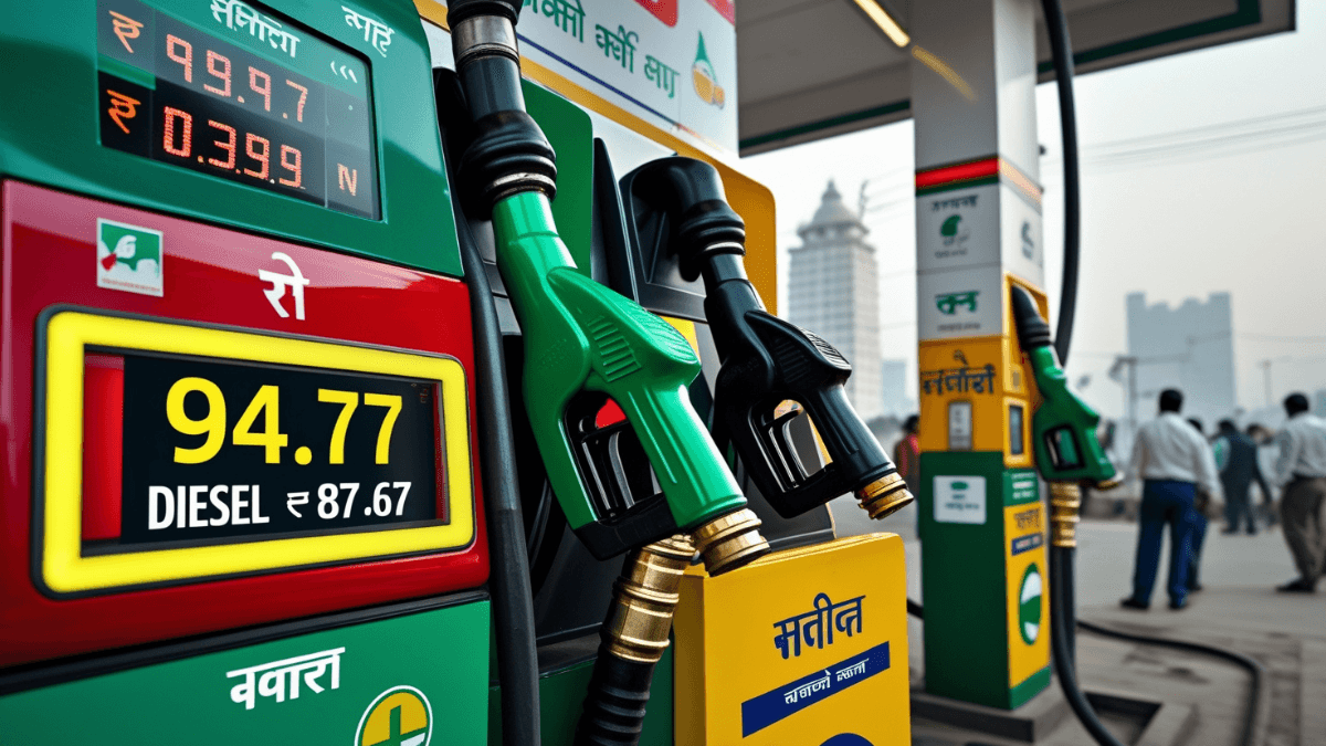 Petrol Diesel Price Today 30 July 2025 को भारत के प्रमुख शहरों में पेट्रोल और डीजल की ताजा कीमतों की जानकारी दर्शाता डिजिटल बोर्ड