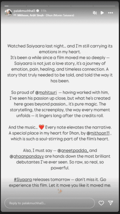 Saiyaara First Review Out - Ahaan Panday and Aneet Padda’s magical debut