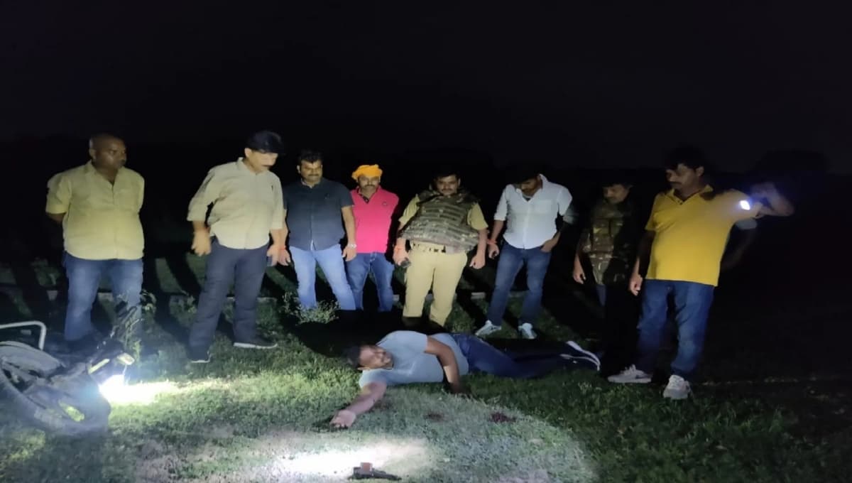 Vaishali Encounter के दौरान बिहार पुलिस ने अपराधियों के खिलाफ सख्त कार्रवाई की।