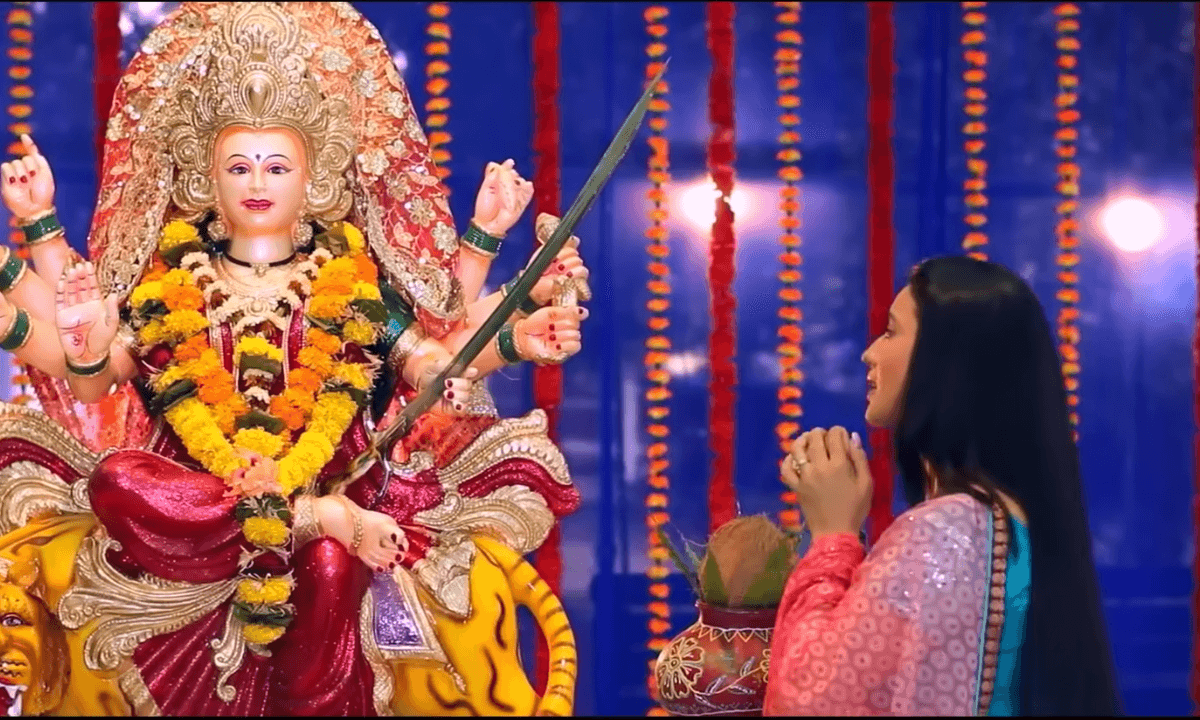 Navratri Special Bhojpuri Song आपन तलवार दे दा अक्षरा सिंह भजन वायरल नवरात्रि