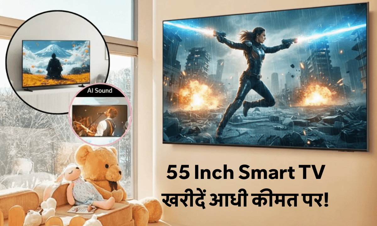 Flipkart Amazon Sale: 55 इंच Smart TV पर मिल रही हैं जबरदस्त छूटें – जानिए कौन सा टीवी है बेस्ट डील में!