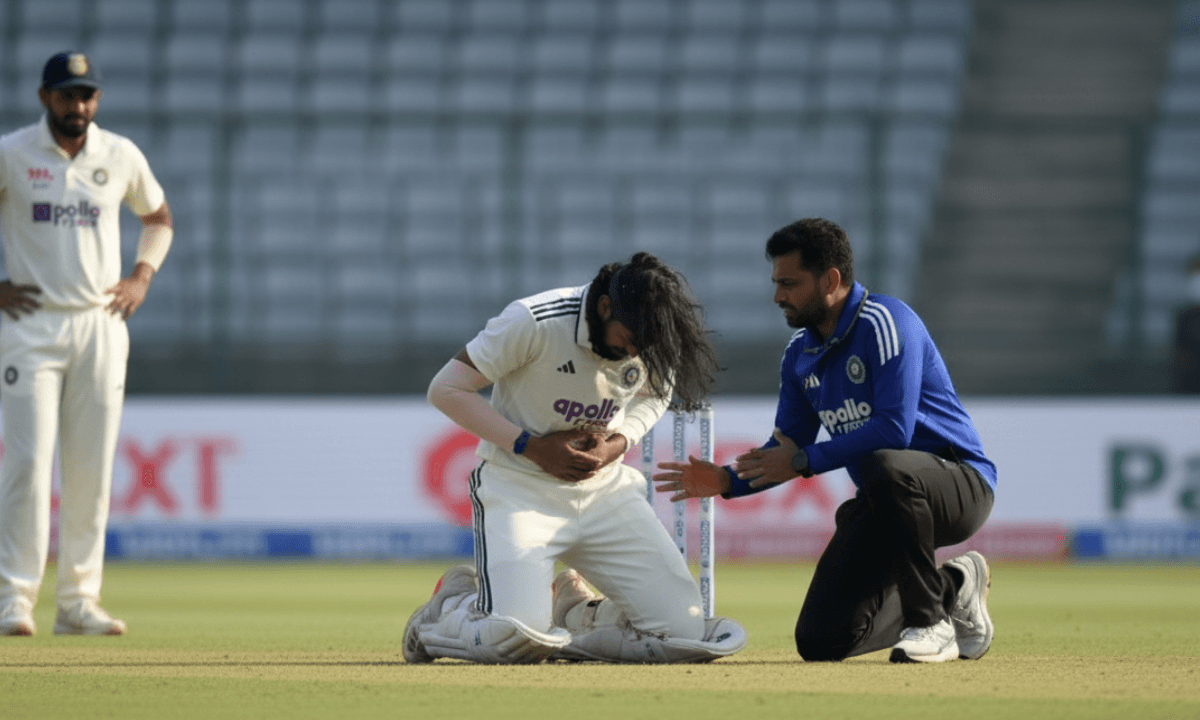 IND vs WI 2nd Test Day 4: केएल राहुल को पेट पर जोरदार गेंद लगी, दर्द से कराहे फिर भी डटे रहे क्रीज पर!