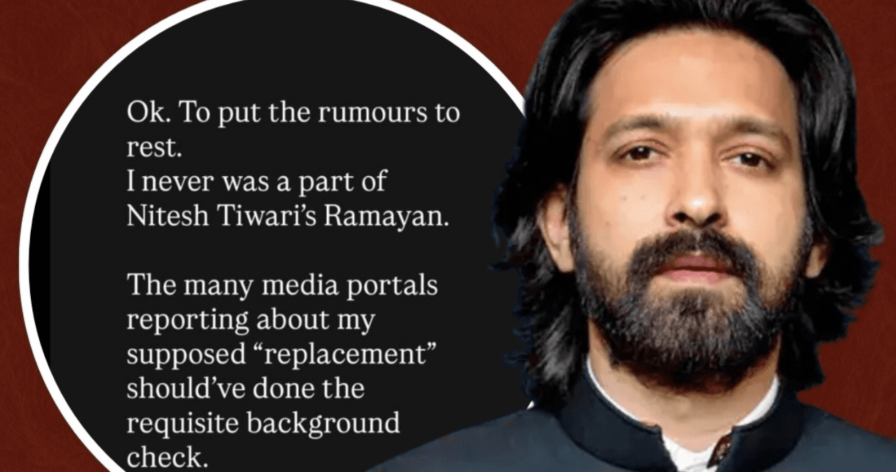 Vikrant Massey ने तोड़ी चुप्पी, ‘रामायण’ से जुड़ी अफवाहों पर खुद लगाया ब्रेक