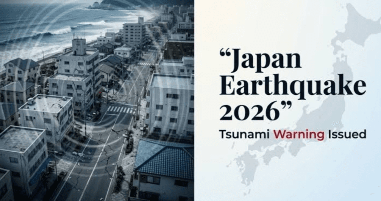 Japan Earthquake: 7.4 तीव्रता के झटके, सुनामी की चेतावनी जारी