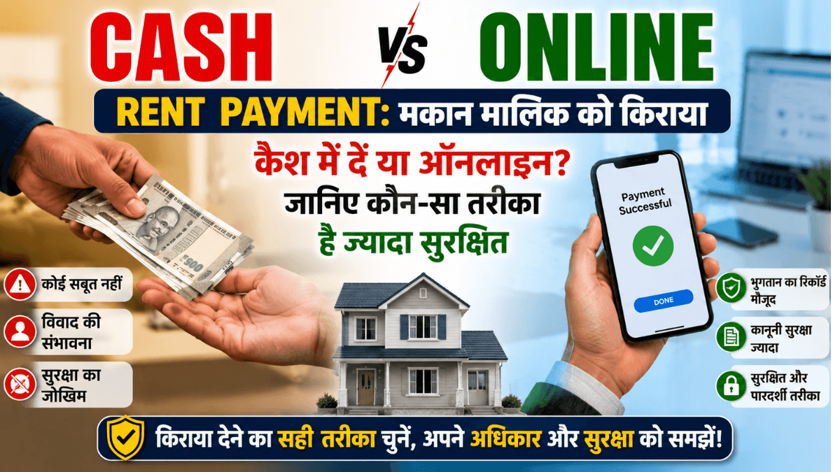 Cash vs Online Rent Payment: मकान मालिक को किराया कैश में दें या ऑनलाइन? जानिए कौन-सा तरीका है ज्यादा सुरक्षित