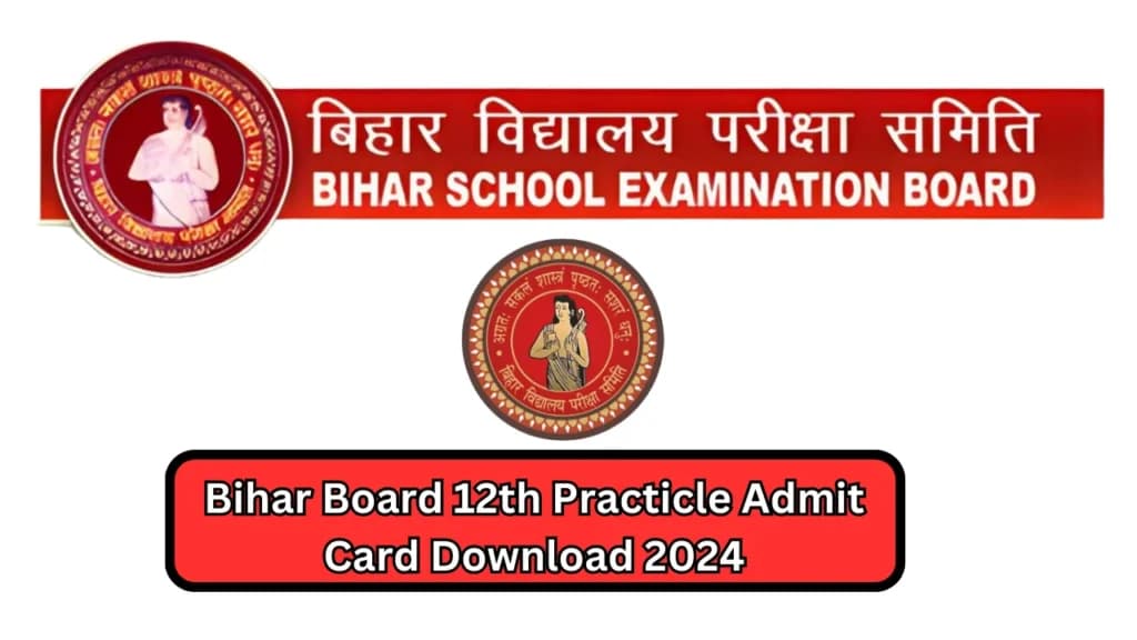 Bihar Board 12th Practicle Admit Card Download 2024
