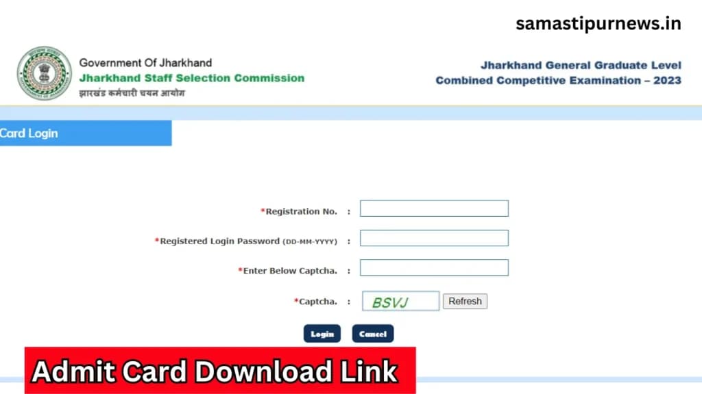 JSSC CGL Admit Card 2024