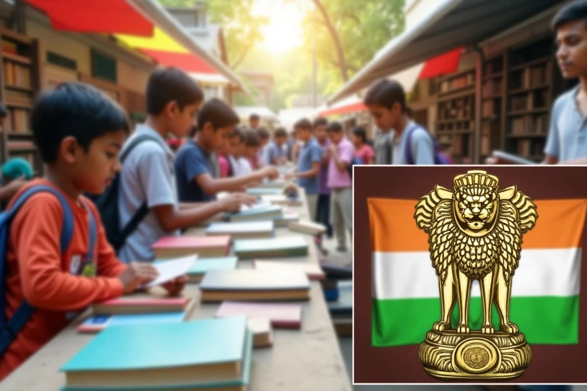 UPSC Without Coaching के लिए टॉप 5 बुक्स से पढ़ाई करते हुए स्टूडेंट्स, IAS बनने का सपना पूरा करते हुए।