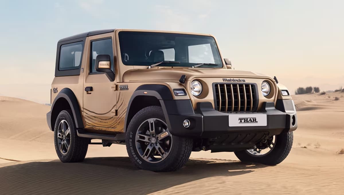 कीमत ₹10.98 लाख से शुरू, Mahindra Thar में मिले 4WD, Cruise Control और 4-Star Safety