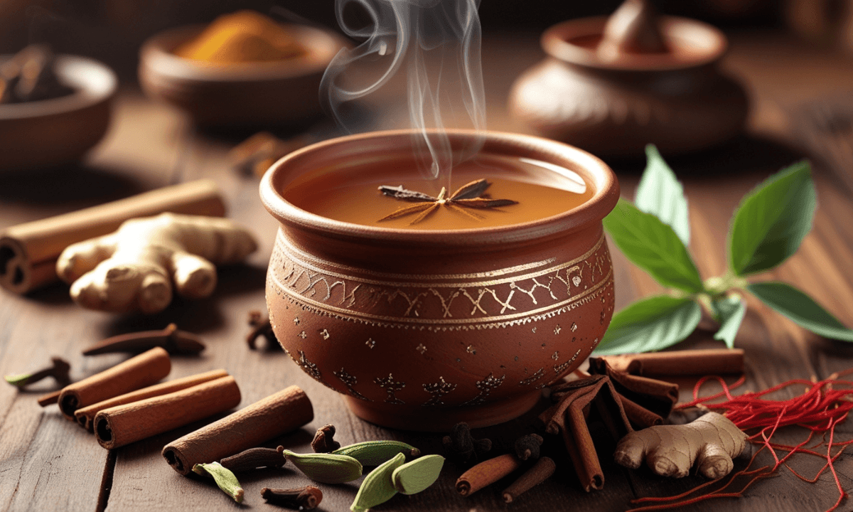 Rajwadi Chai Recipe: शाही मसालों से बनी राजवाड़ी चाय की कप में सर्व की गई पारंपरिक भारतीय चाय