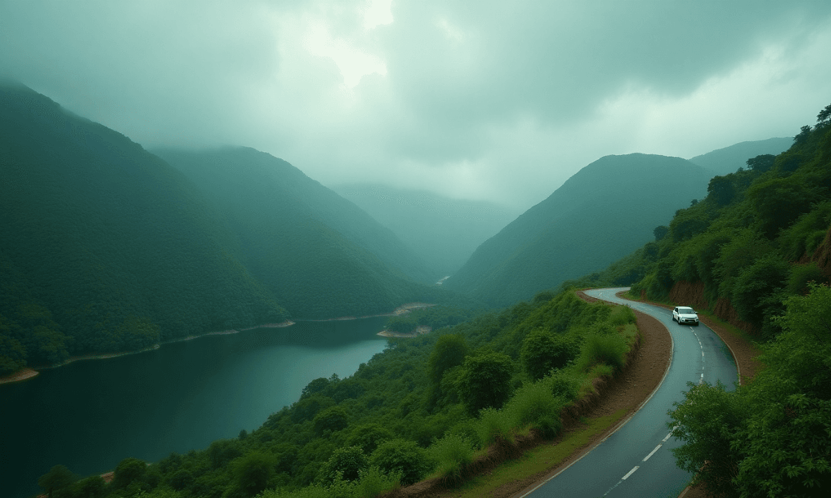 Monsoon Travel Tips 2025: सुरक्षित और सुंदर पर्यटन स्थल जैसे पंचमढ़ी, माउंट आबू और लोनावला की हरियाली और झरनों का दृश्य"