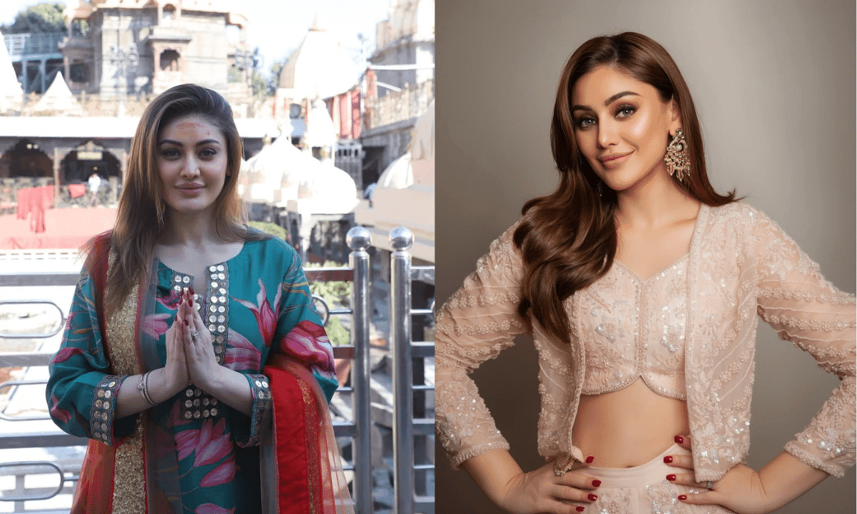 Shefali Jariwala Biography: Shefali Jariwala in traditional attire smiling during an award event – popular as Kaanta Laga girl