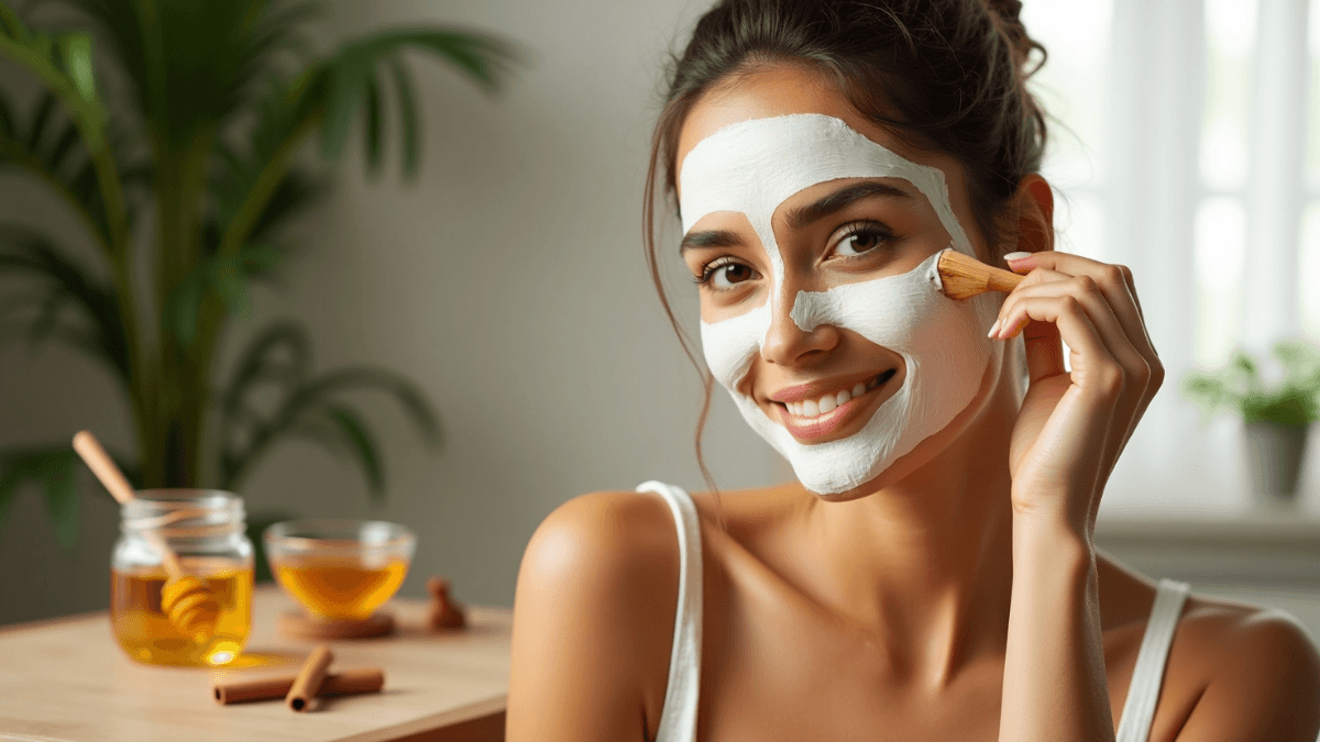 Honey and cinnamon DIY face mask for pigmentation and glowing skin – natural home remedy