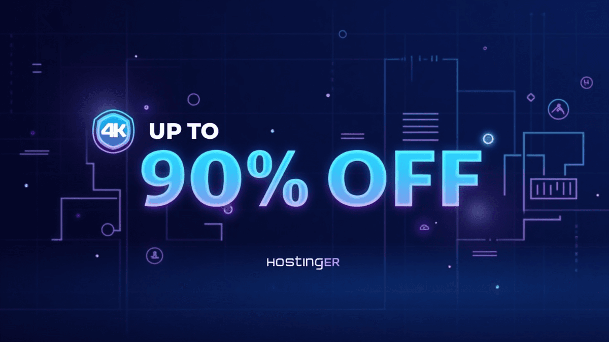 Hostinger Coupon Code 2025 के साथ पाएं 90% तक की छूट, फ्री डोमेन और 3 महीने की फ्री होस्टिंग – सीमित समय के लिए धमाकेदार ऑफर
