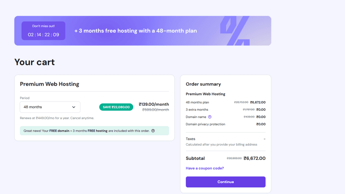 Hostinger Coupon Code 2025 के साथ पाएं 90% तक की छूट, फ्री डोमेन और 3 महीने की फ्री होस्टिंग – सीमित समय के लिए धमाकेदार ऑफर