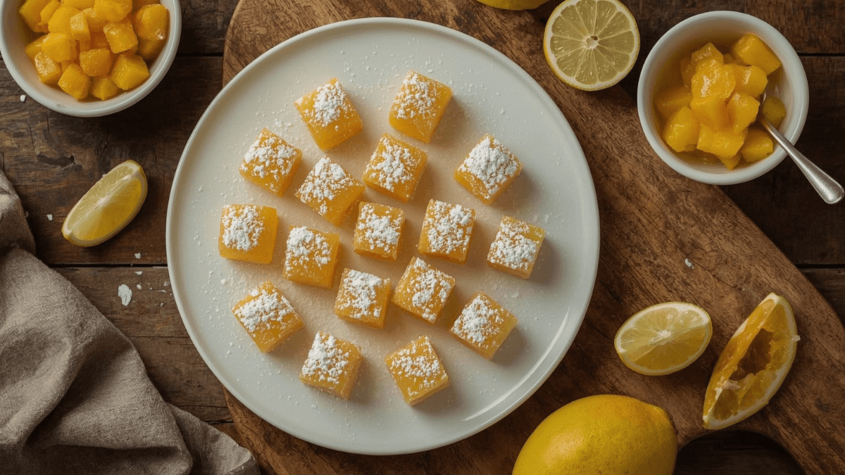 Easy Mango Candy Recipe: घर पर बनी ईज़ी मैंगो कैंडी प्लेट में परोसी गई – बच्चों की पसंदीदा खट्टी-मीठी ट्रीट