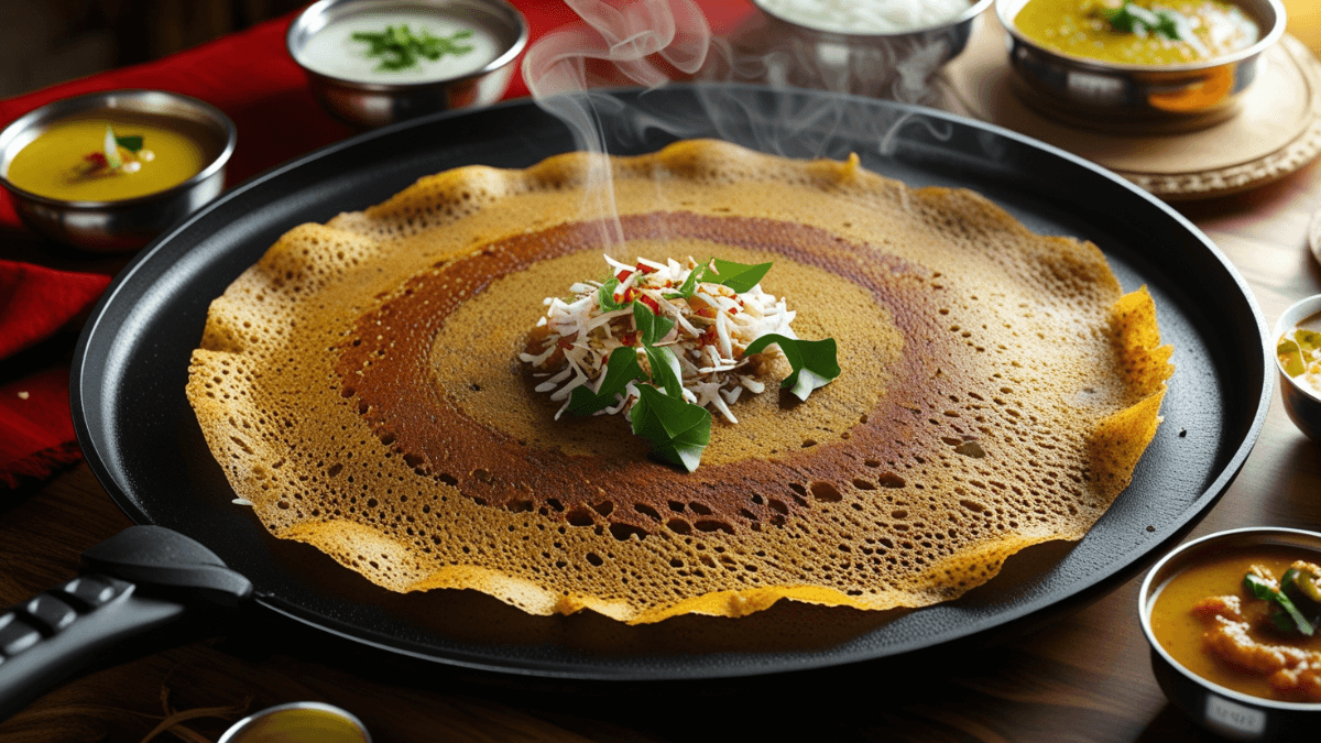 Ragi Dosa Recipe: हेल्दी क्रिस्पी इंस्टेंट रागी डोसा नारियल चटनी और सांभर के साथ