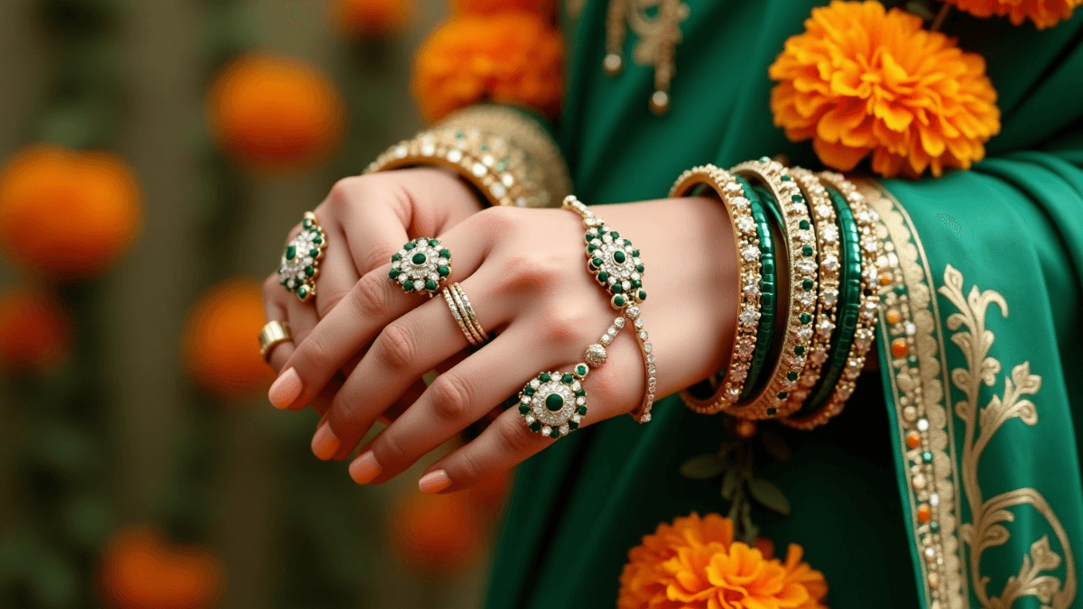 Green Chura Designs for Teej and Sawan 2025 – Elegant and Trendy Bridal Look
