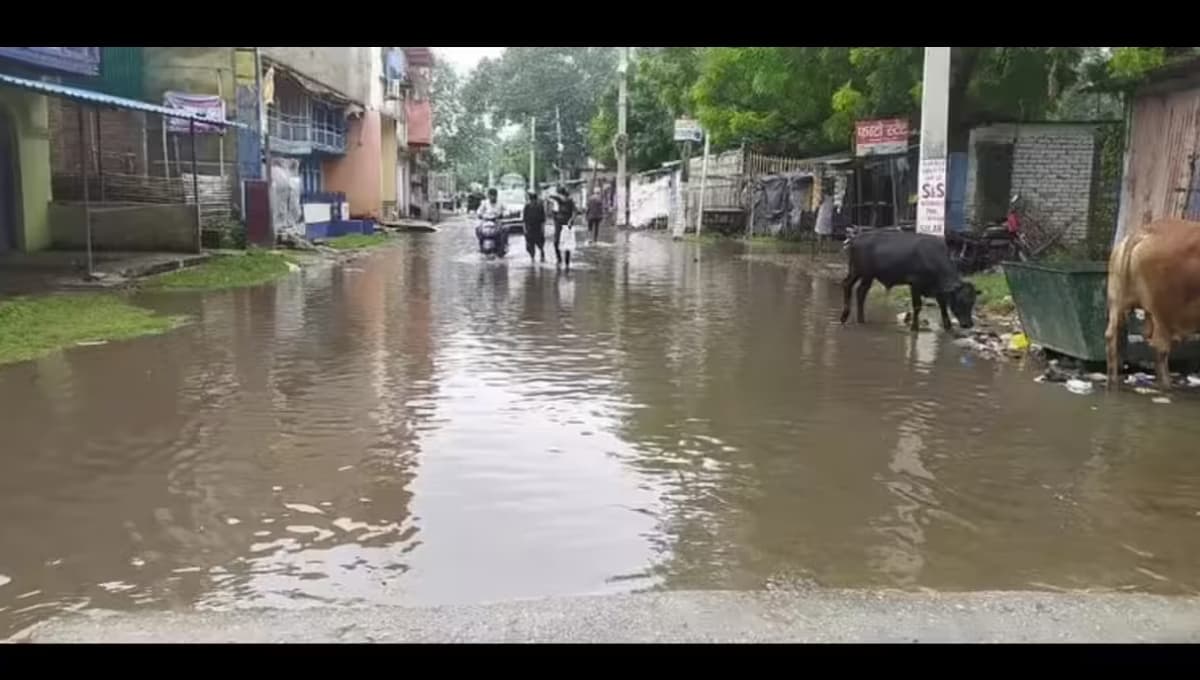 Water Logging: भारी बारिश के बाद Patna के Danapur इलाके की सड़कों पर पानी भर गया है, जिससे वाहन जाम में फंसे हुए हैं और लोग भारी परेशानी का सामना कर रहे हैं।