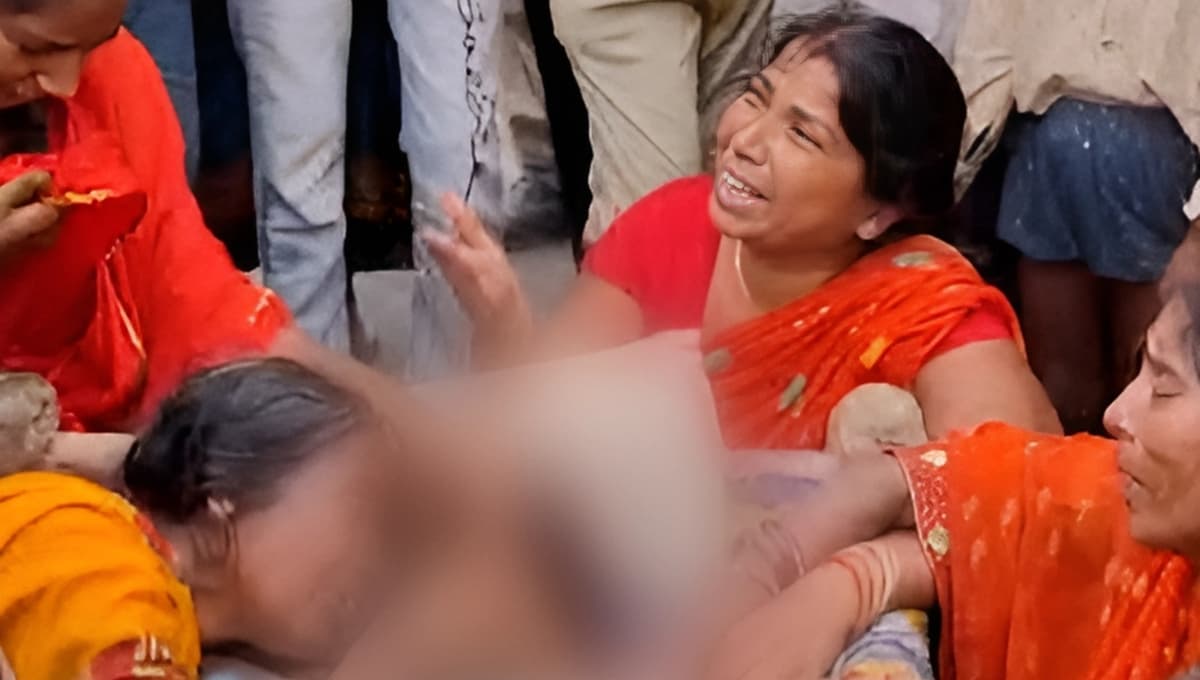 Madhodih murder case में समस्तीपुर उजियारपुर थाना क्षेत्र के शिव मंदिर के पास युवक की गोली मारकर हत्या का दृश्य