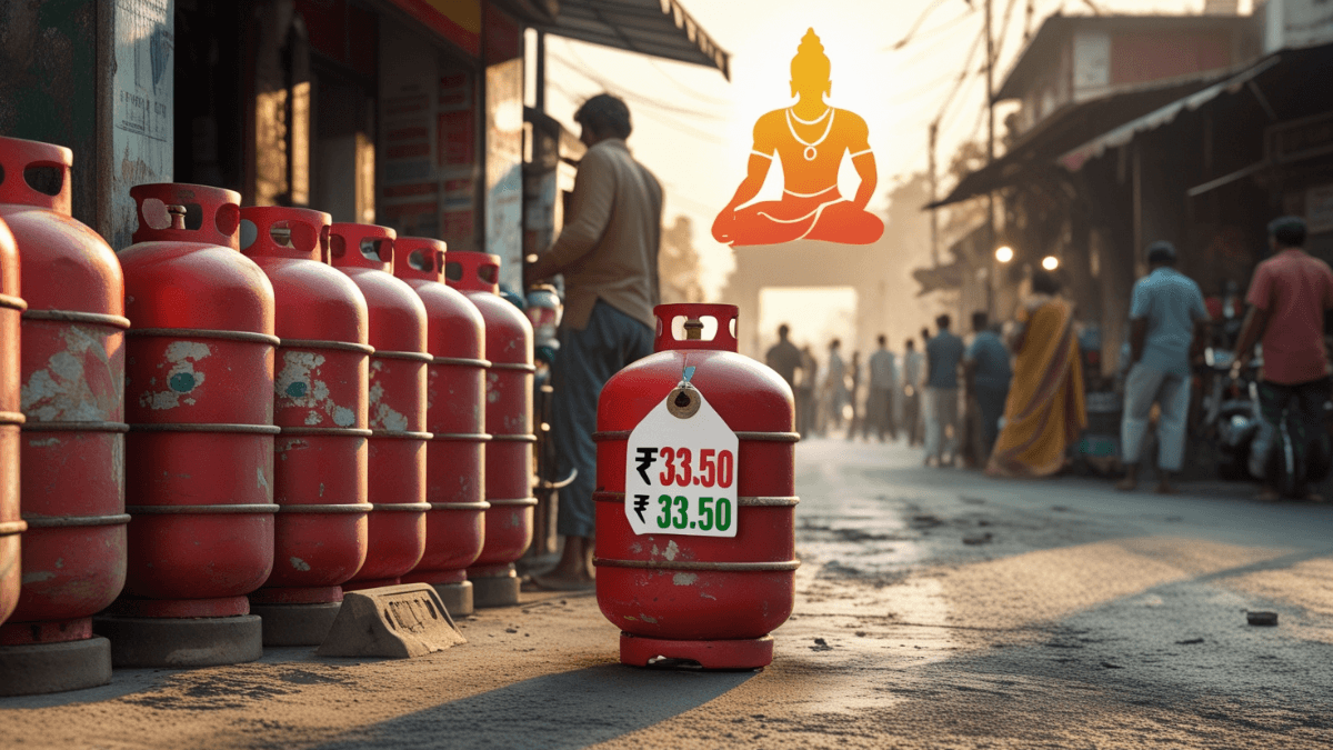 LPG Gas Cylinder Price Cut: 1 अगस्त 2025 से कमर्शियल एलपीजी गैस सिलेंडर की कीमत ₹33.50 कम – नया रेट जानें