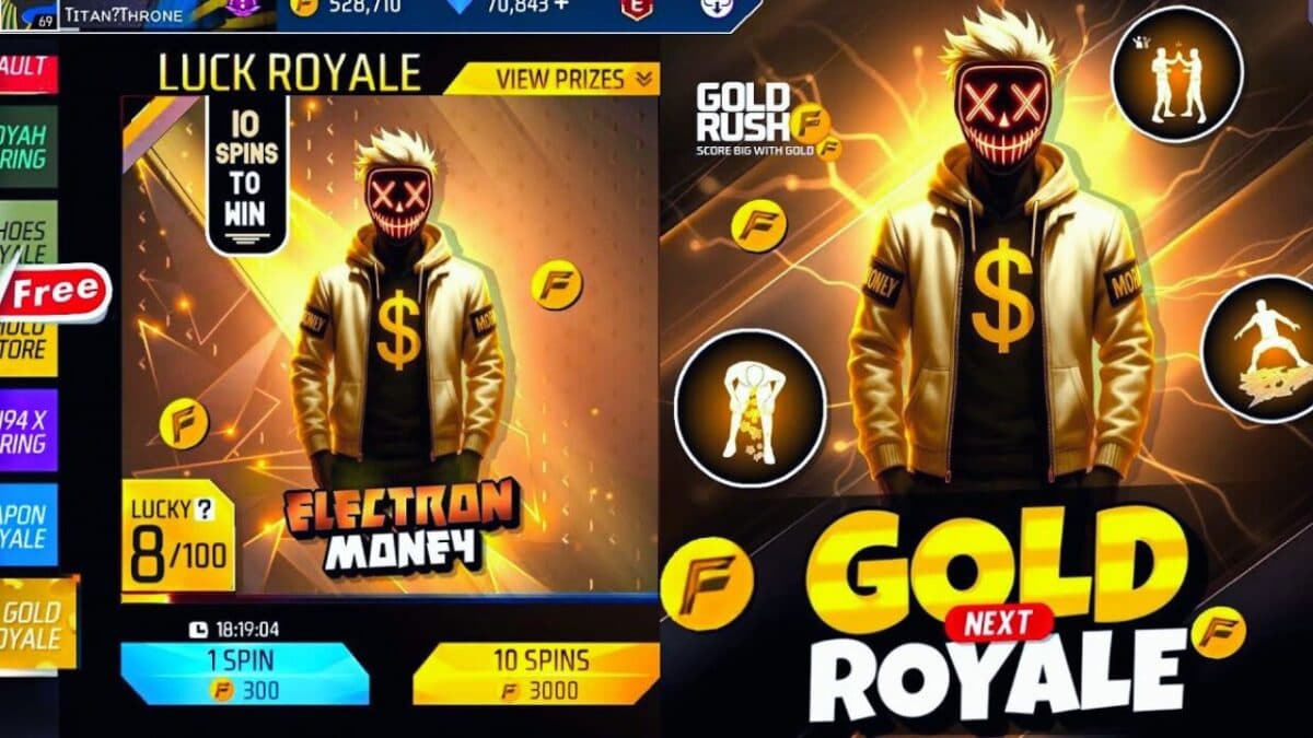 Next Gold Royale Bundle: Free Fire Gold Royale Female Bundle 2025