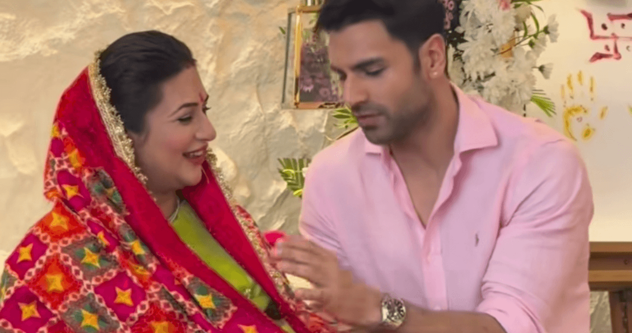 गोद भराई में झलकी सादगी और प्यार: Divyanka Tripathi और Vivek Dahiya ने जीता दिल