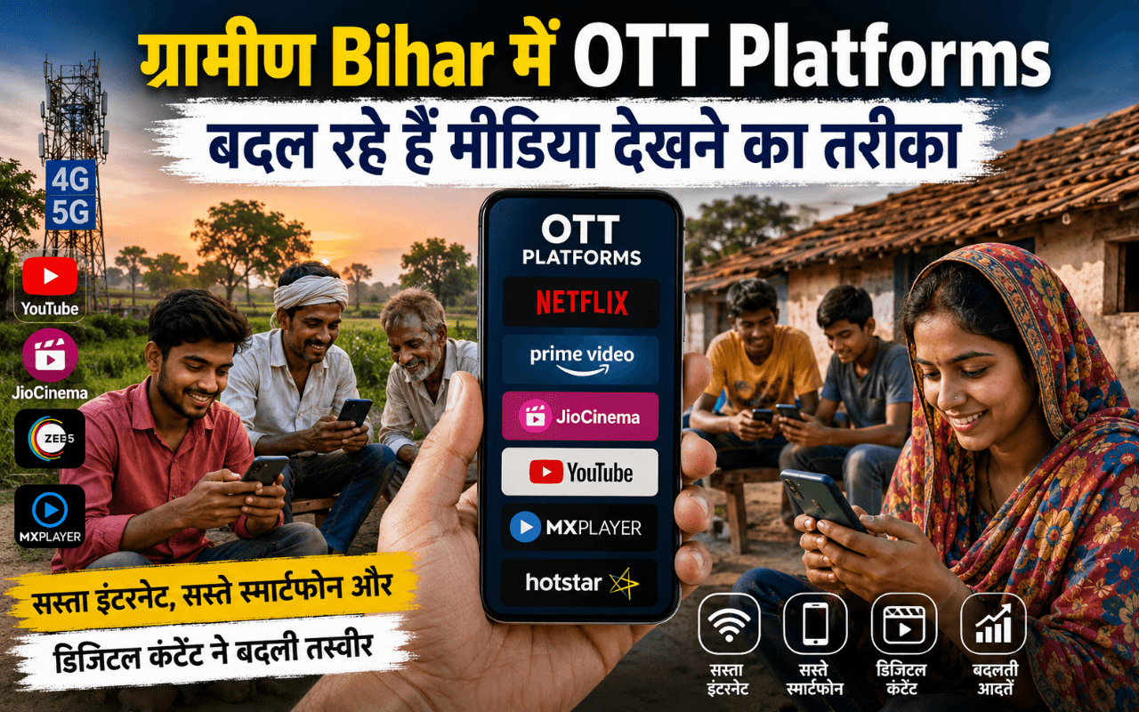 कैसे OTT Platforms बदल रहे हैं ग्रामीण Bihar में मीडिया देखने का तरीका
