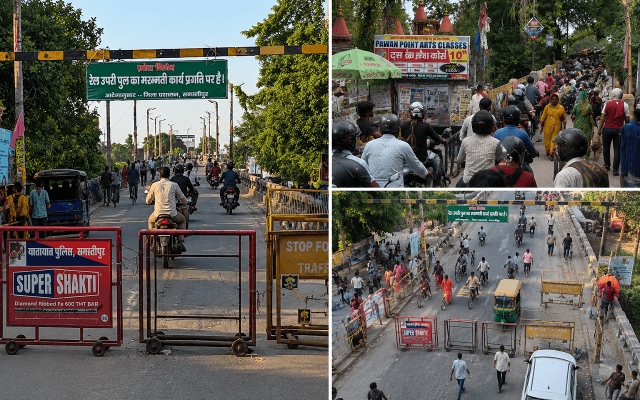 Samastipur News: ROB बंद होने से थमी शहर की रफ्तार, ये 2 फुटओवरब्रिज बने लोगों की बड़ी राहत