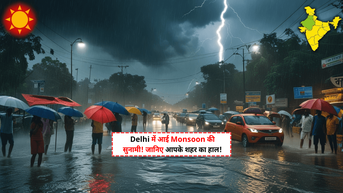 Weather Report 30 June 2025: दिल्ली में मूसलाधार बारिश! 850 श्रद्धालु फंसे, IMD का अलर्ट – जानें आपके शहर का मौसम हाल