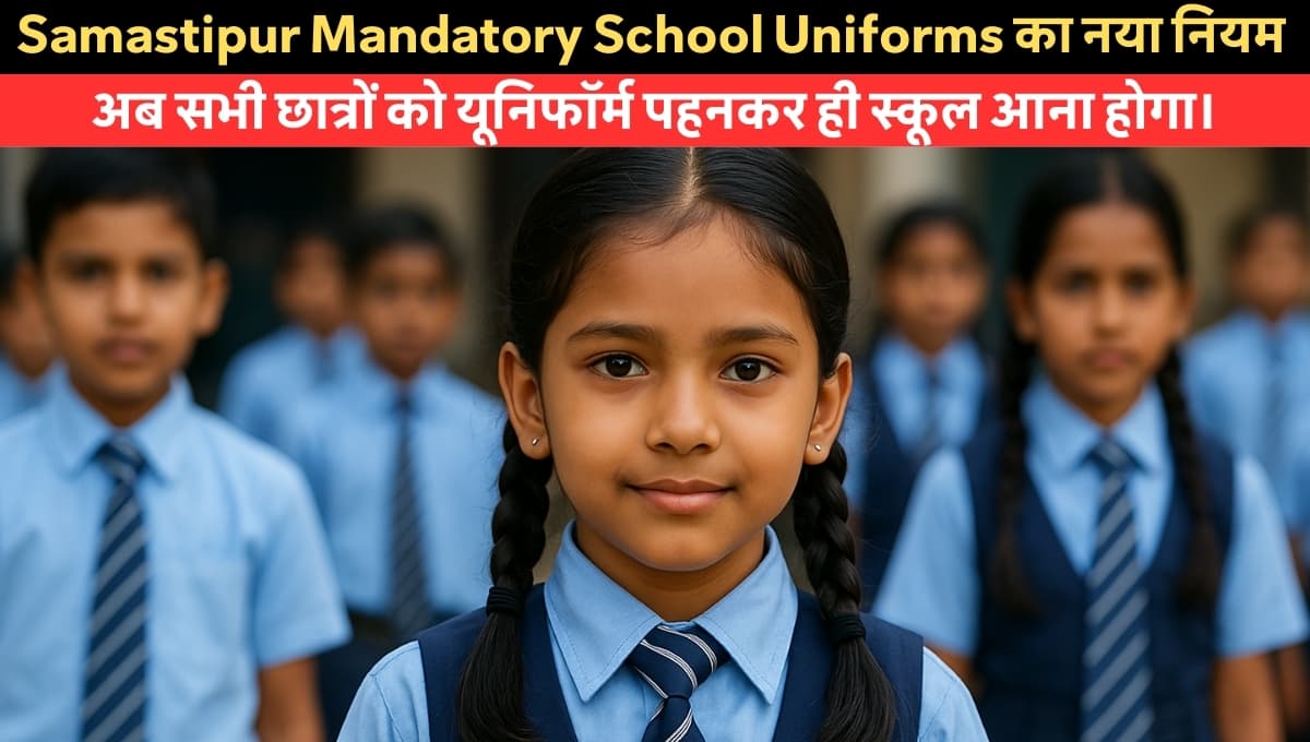 Samastipur Mandatory School Uniforms: समस्तीपुर में अब बिना यूनिफॉर्म नहीं मिलेगी एंट्री! जानिए नया बड़ा आदेश