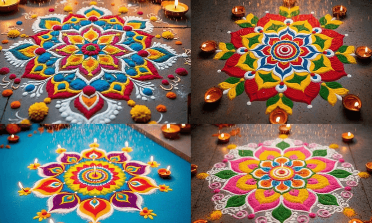 Rangoli Design on Diwali 2025: जानिए क्यों कहा जाता है इसे शुभ, माता लक्ष्मी को क्यों भाती है रंगोली!