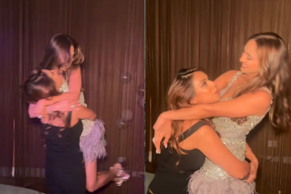 कैमरे के सामने एक्ट्रेस की मस्ती, अपनी फ्रेंड को गोद में उठाकर किया डांस, वीडियो वायरल