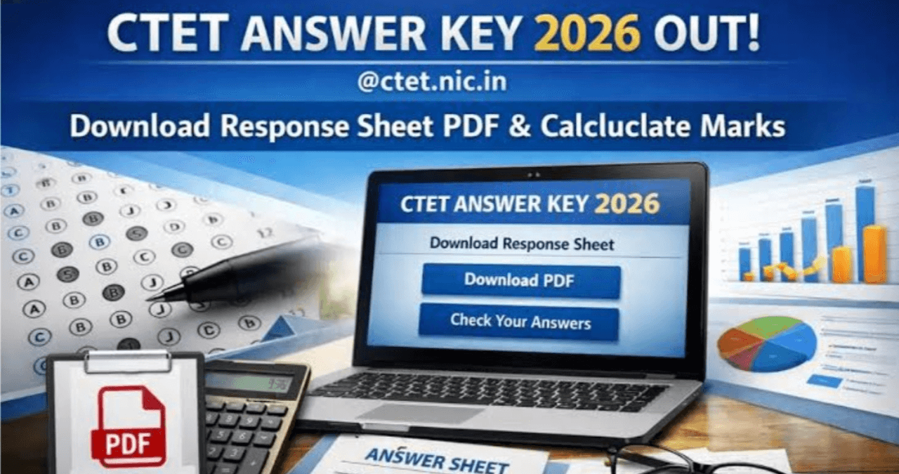 CTET 2026 Answer Key: सीटेट उत्तर कुंजी और रिस्पॉन्स शीट जारी