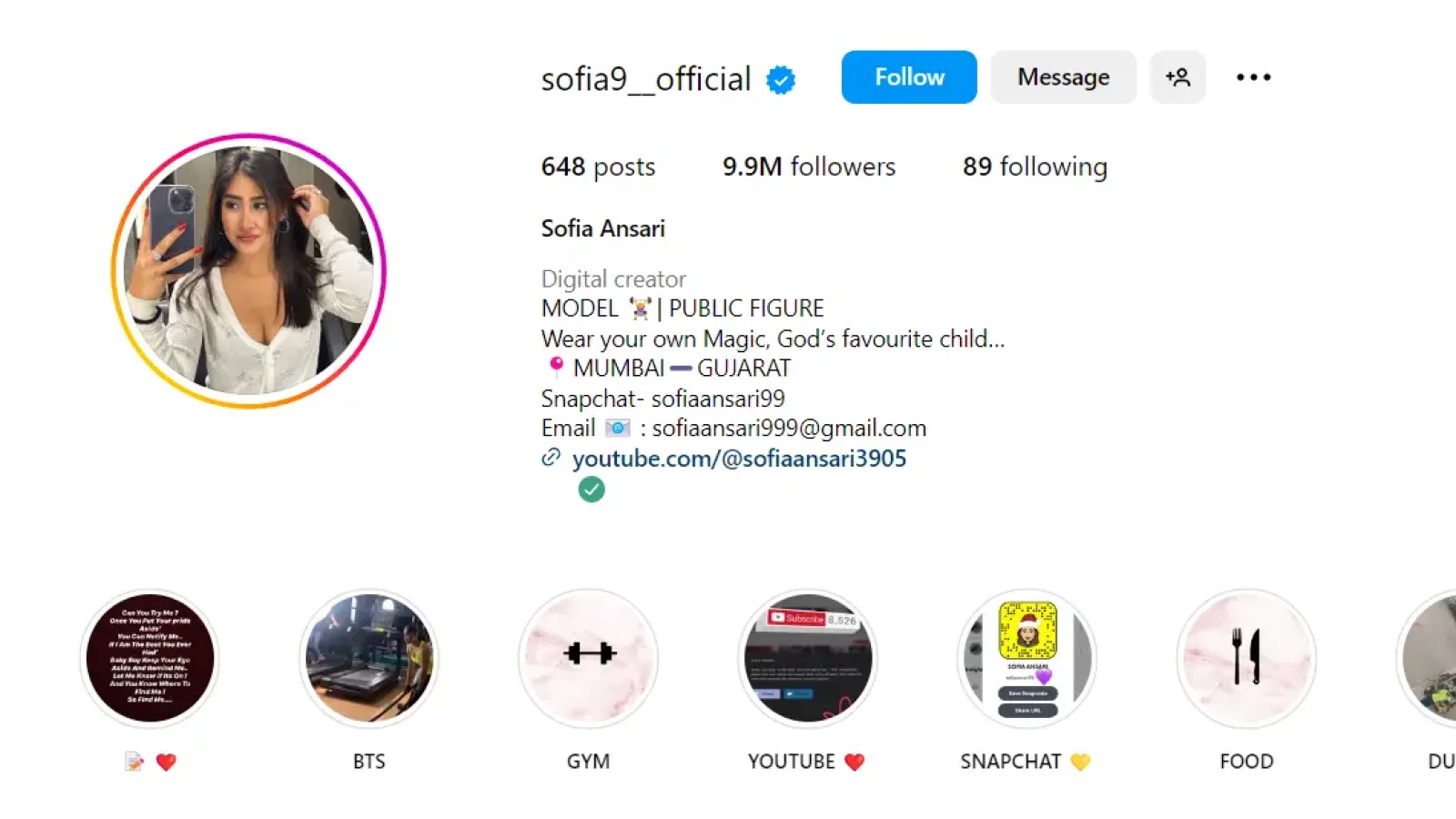 Sofia Ansari Latest Viral Video