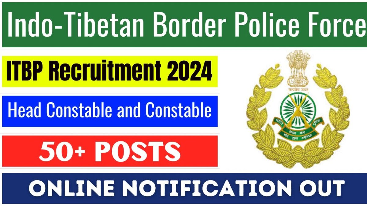 ITBP Motor Mechanic Recruitment 2024