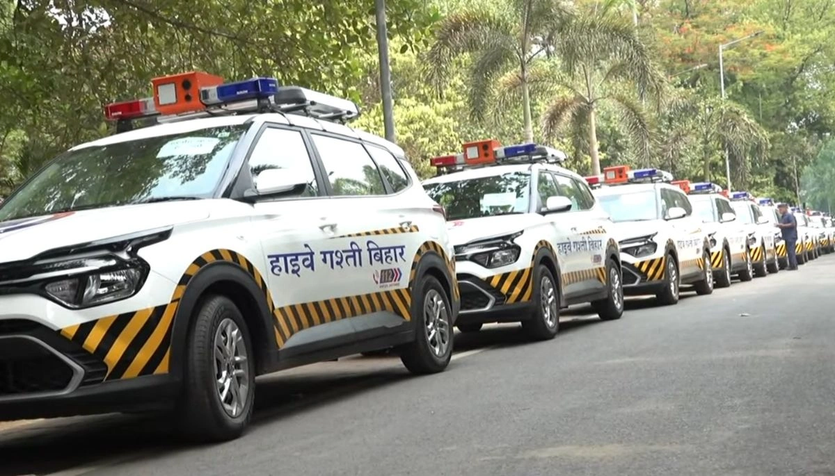High-tech patrol vehicles equipped with advanced technology deployed for safer highway travel in Gaya.