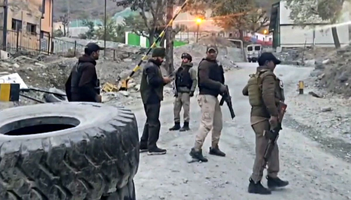 Martyr Manish Kumar Tiwari of Gopalganj, killed in Rajouri terror attack.