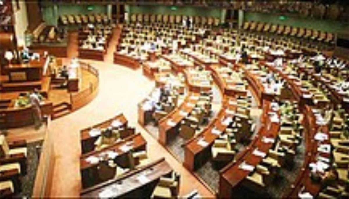 Pakistan's Sindh Assembly in session, with a heated debate on the role of the Bihari community in the creation of Pakistan.