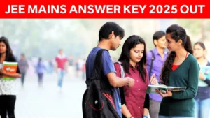 Jee Mains Answer Key 2025 Out: एनटीए द्वारा जारी Jee Mains सत्र 2 की उत्तर कुंजी का स्क्रीनशॉट जिसमें छात्र अपना स्कोर जांचते हुए दिखाई दे रहे हैं।