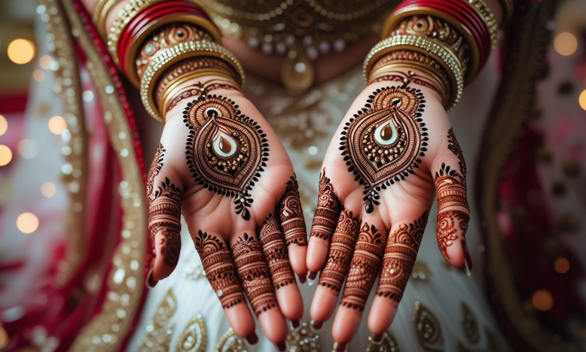 Ai Mehndi Design 2025: अब शादी-ब्याह में छाएंगी कस्टम Ai मेहंदी डिज़ाइनें 9 Ai Mehndi Design 2025: दुल्हन के हाथों पर आर्टिफिशियल इंटेलिजेंस से बनी कस्टम मेहंदी डिज़ाइन