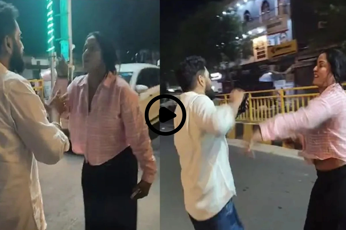 Bhojpuri Actress Anjana Singh viral video: भोजपुरी एक्ट्रेस अंजना सिंह सड़क पर हाई वोल्टेज ड्रामा करती हुई, प्रोडक्शन टीम से विवाद का दृश्य