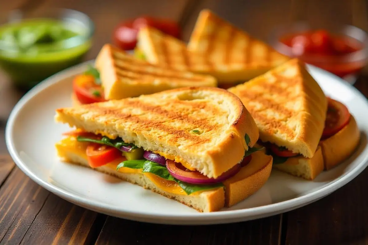 Cheese Sandwich Recipe: सिर्फ 10 मिनट में बनाएं ये Cheese Sandwich, इतना स्वाद कि हर कोई रेसिपी पूछेगा! 3 Cheese Sandwich Recipe: गरमा-गरम क्रिस्पी चीज सैंडविच सर्व किया गया चाय और चटनी के साथ – आसान रेसिपी सिर्फ 10 मिनट में
